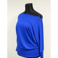 Bluzka o luźnym kroju kimono - dekolt łódka